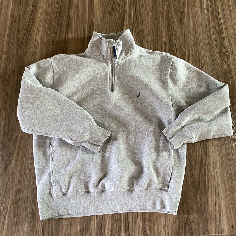 🔥 Nautica half zip turtle neck sweater